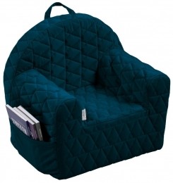 AlberoMioVelvetNavyKinderfauteuil