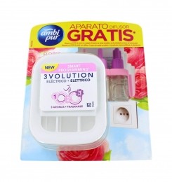 AmbiPur3VolutionNavullingHouderEleganteBloemen21ml