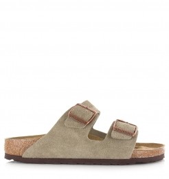 BIRKENSTOCK-ArizonaslipperstaupeSuedeUnisex