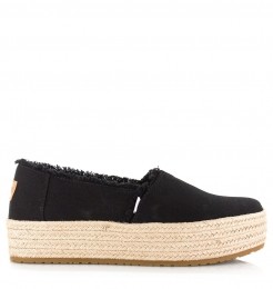 Toms-ValenciaEspadrillesmetplateaCanvasDames