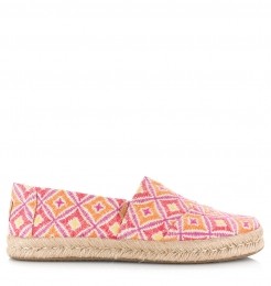 Toms-AlpargataRope20GeoPinkTextielDames