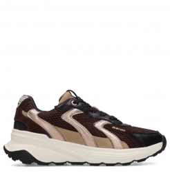 MarutiDoraLeatherblackbrownsneakersMeshDames
