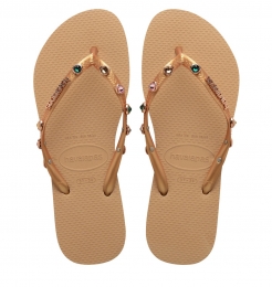 Havaianas-SlimLuxuryGoldSwarovskiRubberDames