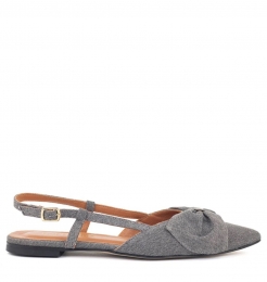 Babouche-SofieslingbacksandalengreyTextielDames