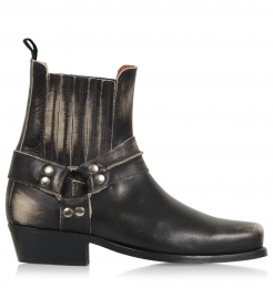 DWRS-HOOKLavadozwartelaarsjesLeerDames