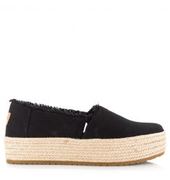 Toms-ValenciaEspadrillesmetplateaCanvasDames