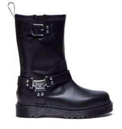 DrMartensAnistoneHibikerbootblackLeerDames