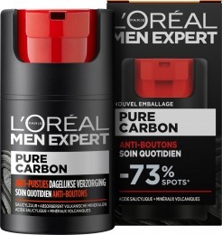 LorealLOralParisMenExpertPureCarbonHydraterendeMatterendeGelDagcrme-50ml-VetteHuid