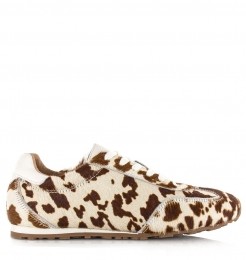 DWRS-SAVAcowhaironsneakersbeigeLeerDames