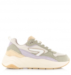 HUB-GlidesneakersdamesbeigeSuedeDames