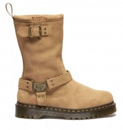 DrMartensAnistoneHibikerbootbeigeLeerDames