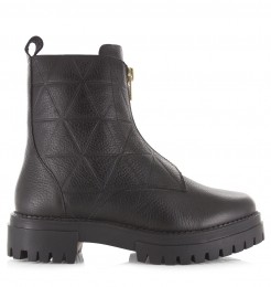 Shoecolate-LerenbootsmetfrontzipLeerDames