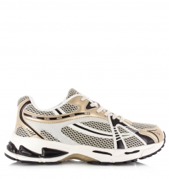 SneakersRunGoldMeshDames