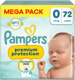 Pampers-PremiumProtection-Maat0-MegaPack-72luiers-Prematureluiers