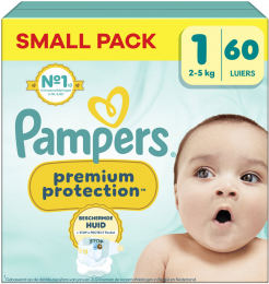 Pampers-PremiumProtection-Maat1-SmallPack-60stuks-25KG