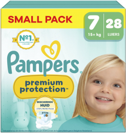 Pampers-PremiumProtection-Maat7-SmallPack-28luiers-15KG