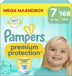 Pampers-PremiumProtection-Maat7-MegaMaandbox-168luiers-15KG