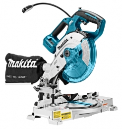 MakitaDLS600Z18VLi-IonAccuAfkort-EnVerstekzaagBody-165X20mm-Koolborstelloos