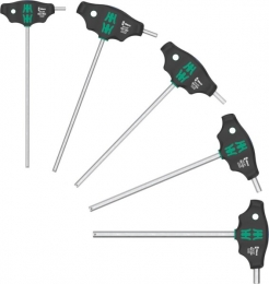 Wera051360700015-delige4545HFSHKSet1Hex-PlusT-GreepSchroevendraaierset