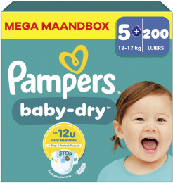 Pampers-BabyDry-Maat5-MegaMaandbox-200Stuks-12-17kg