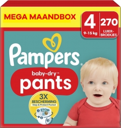 Pampers-BabyDryPants-Maat4-MegaMaandbox-270stuks-915KG