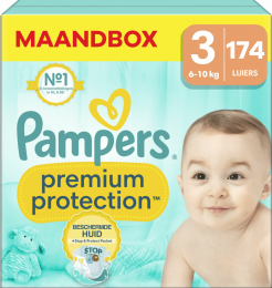 Pampers-PremiumProtection-Maat3-Maandbox-174Stuks-6-10kg