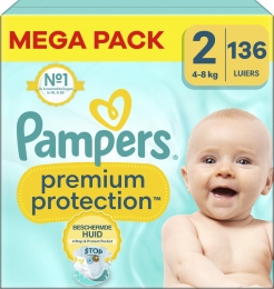 Pampers-PremiumProtection-Maat2-Megapack-136Stuks-4-8kg