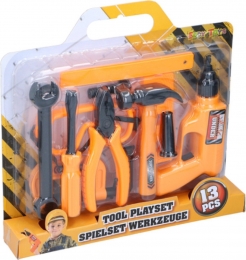 EddyToys-KinderGereedschap-SpeelgoedGereedschapsset-13delig