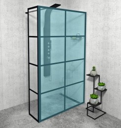 GelcoCureBlackzijwandmatzwart35x200cmanti-kalk