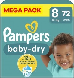 Pampers-BabyDry-Maat8-MegaPack-72luiers-17KG
