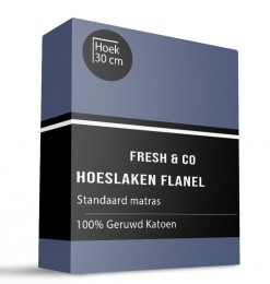 Sale-39Hoeslaken-FlanelKatoen-180x200cm-Navy-FreshAndCo-Dekbed-Discounternl