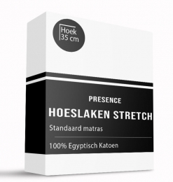 Hoeslaken-EgyptischKatoenJerseyStretch-80x200cm-Wit-Presence-Dekbed-Discounternl
