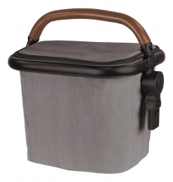 BabygoBlackBrownBoodschappenmandvoorDuowagen