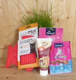 Cadeaupakketkattensnacks-Warentuinmix