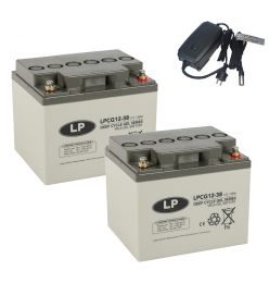 LandportLP2xLPCG12-38accus12volt38ahIMPULSIIacculader24v6A