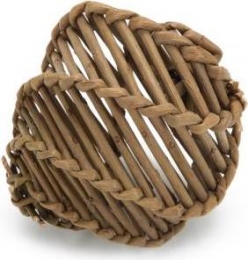 BeezteesAlukaSpeelbal-Knaagdier-Riet-9cm