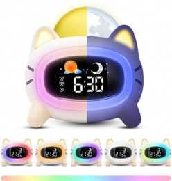 Slaaptrainer-Wake-upLight-Speakerradio-WhiteNoiseMachine-Bluetooth-Kinderwekker-Nachtlampje