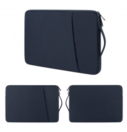 Case2go-Laptoptas154Inch-Schooltas-Extravakken-MetHandvat-Waterdicht-DonkerBlauw