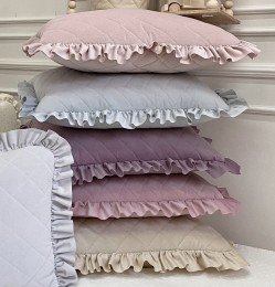 DollySierkussenFluweelGewatteerd-Beige