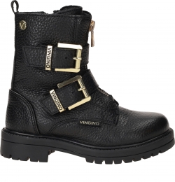 VinginoVeliaBikerbootsZwart