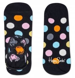 HappySocksBigDotLinersokken-Footies-zwart