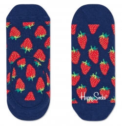 HappySocksStrawberryLinersokken-Footies-blauw