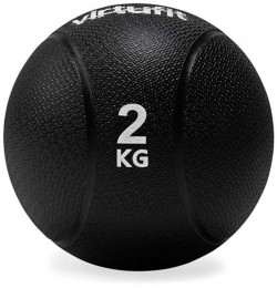VirtuFitMedicijnbalPro-MedicineBall-2kg-Rubber-Zwart