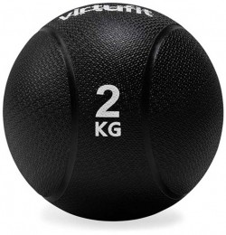 VirtuFitMedicijnbalPro-MedicineBall-2kg-Rubber-Zwart