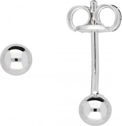 ClassicsMoreoorknoppen-zilver-bol-3mm