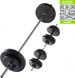 VirtuFitVerstelbareHalterset-Dumbbellset-305kg-Zwart-GratisTrainingsvideos