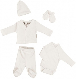 PetitVillainPrematuurMaat4450Ecru5-deligeBabyset