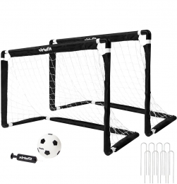 VirtuFitKinderVoetbaldoelenSetmetBalenPomp-Voetbalgoals-92x64cm-Tweedekans