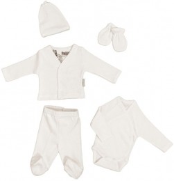 PetitVillainPrematuurMaat4450Ecru5-deligeBabyset