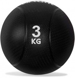 VirtuFitMedicijnbalPro-MedicineBall-3kg-Rubber-Zwart